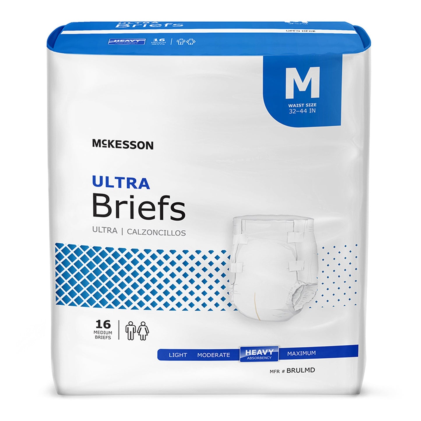 BRIEF, TAB CLSR ULTRA MED 32-44 (16/BG)