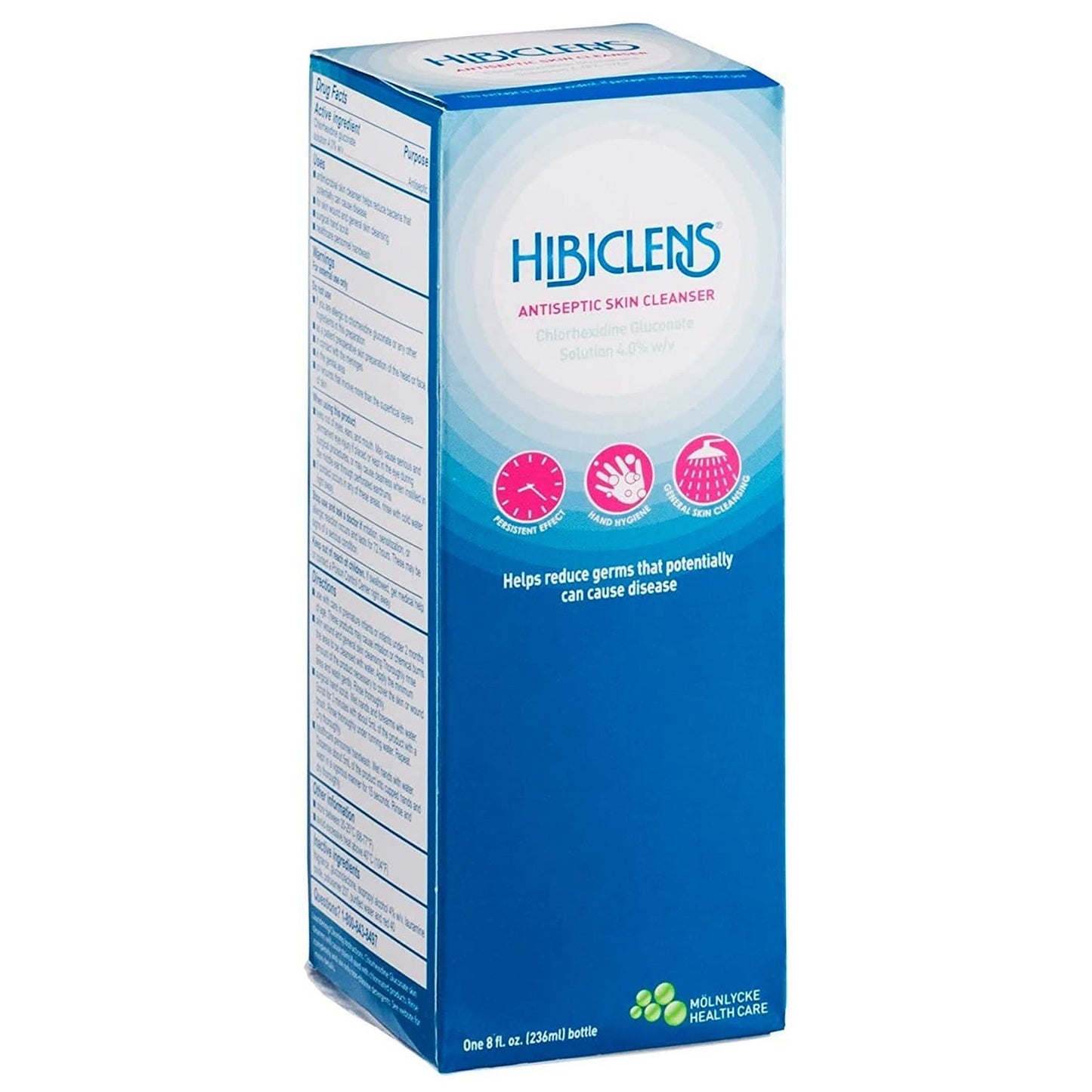 CLEANSER, HIBICLENS 4% CHG SCRUB 8OZ