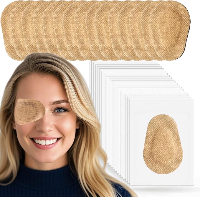 Adhesive Eye Patches for Adults, Medical Eye Patch Disposable Breathable