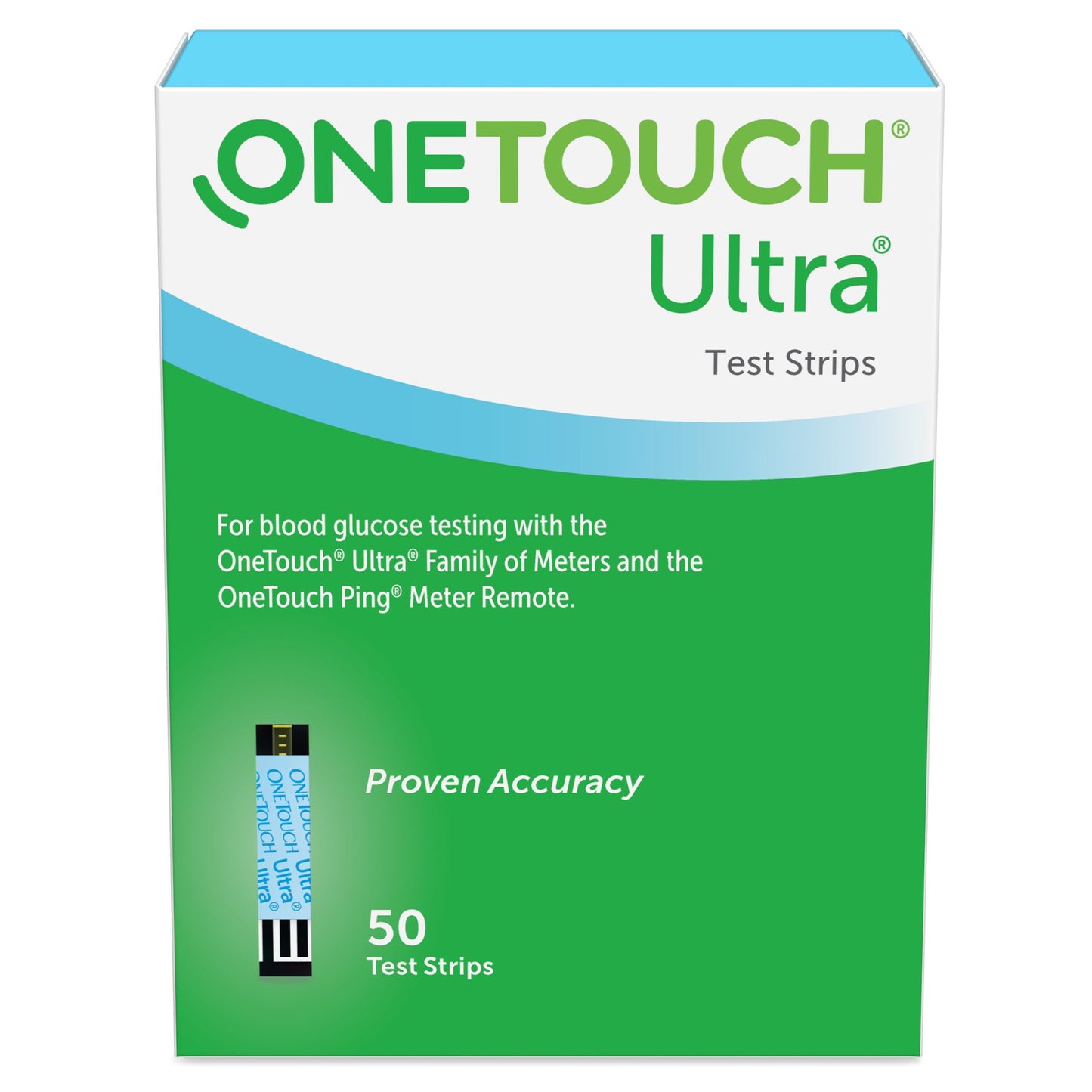 TEST STRIP, BLD GLUC ONE-TOUCHULTRA (50/BX)