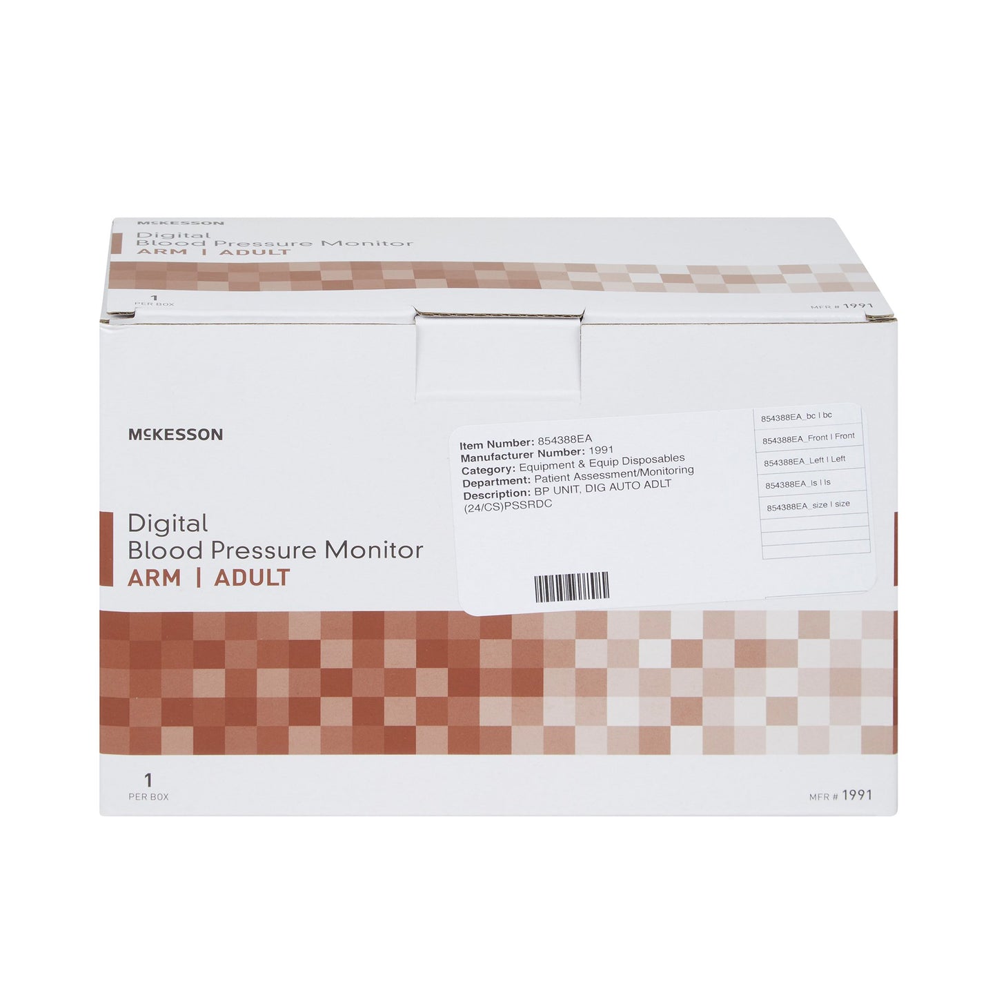 McKesson BP UNIT, DIG AUTO INFLATE ADLT