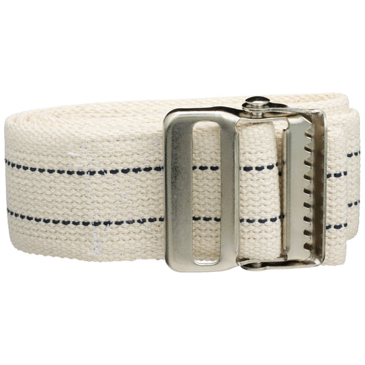 BELT, GAIT W/BCKL HVY DTY WHT 60"