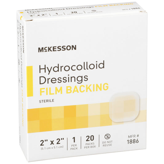DRESSING, HYDROCOLLOID FILM-BCK STR 2X2"(20/BX)
