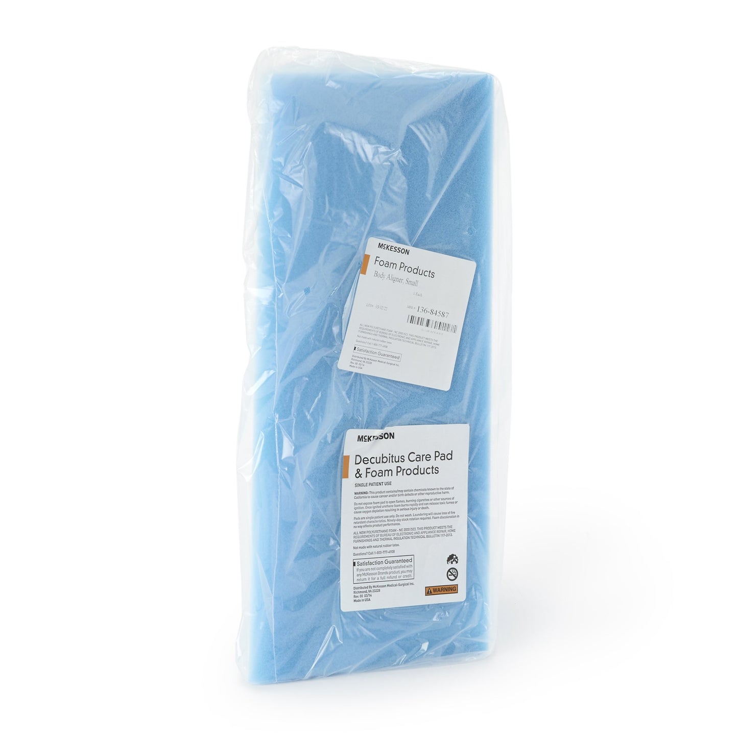 Positioner Wedge McKesson 8 W X 18 L X 8 H Inch Foam Freestanding