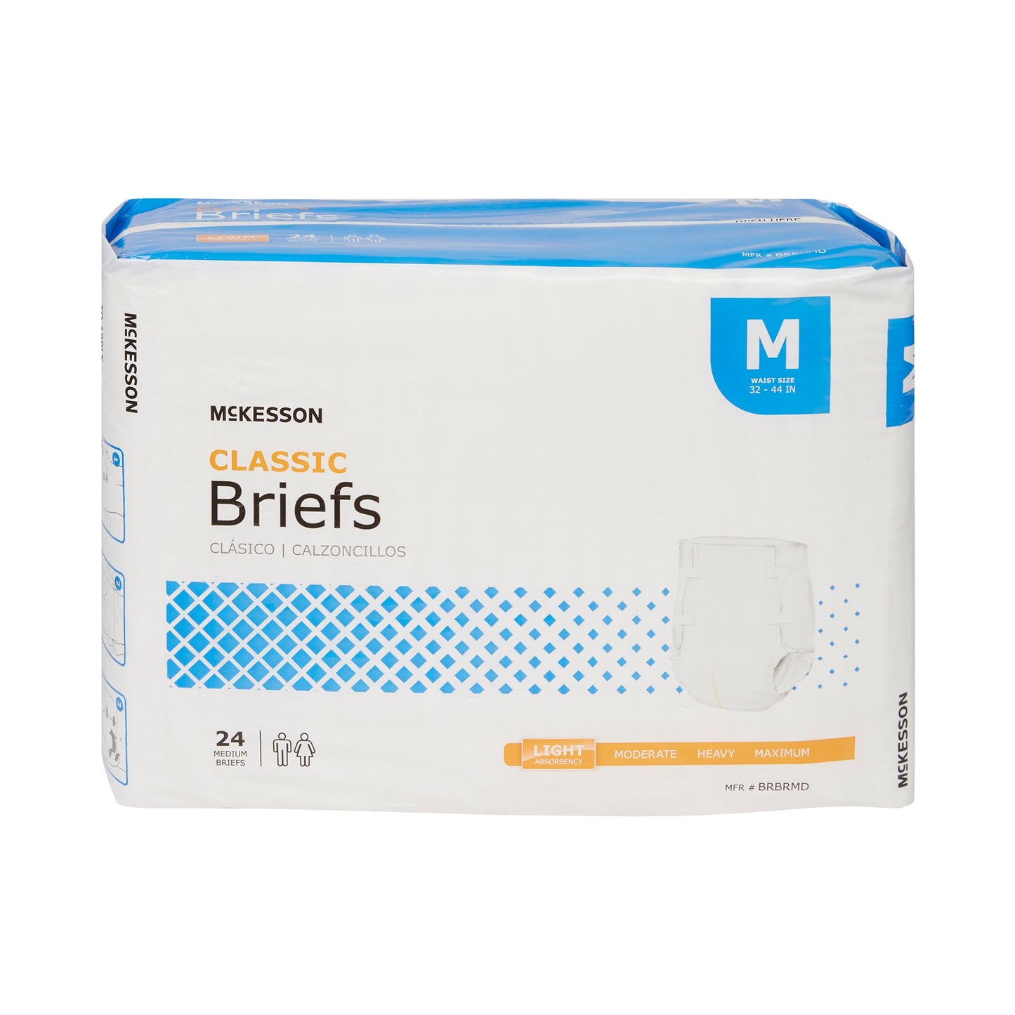 BRIEF, TAB CLSR CLASSIC MED 32-44 (24/BG)
