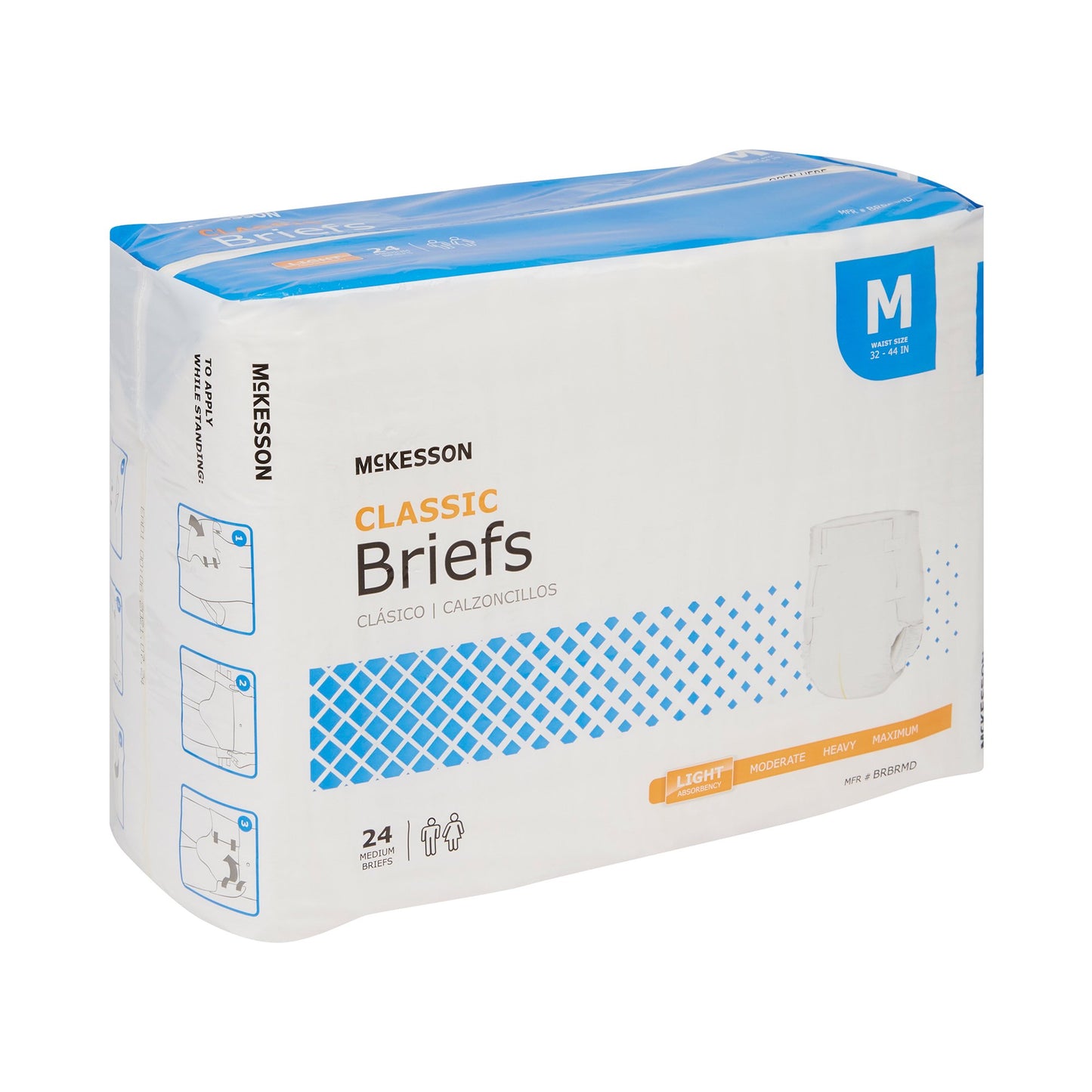 BRIEF, TAB CLSR CLASSIC MED 32-44 (24/BG)