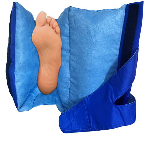Heel Protection Boot Skil-Care™ Super Soft One Size Fits Most Blue