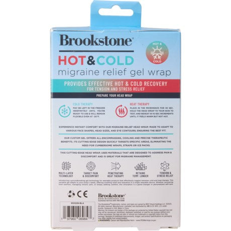 Brookstone Hot and Cold Migraine Relief Gel Wrap
