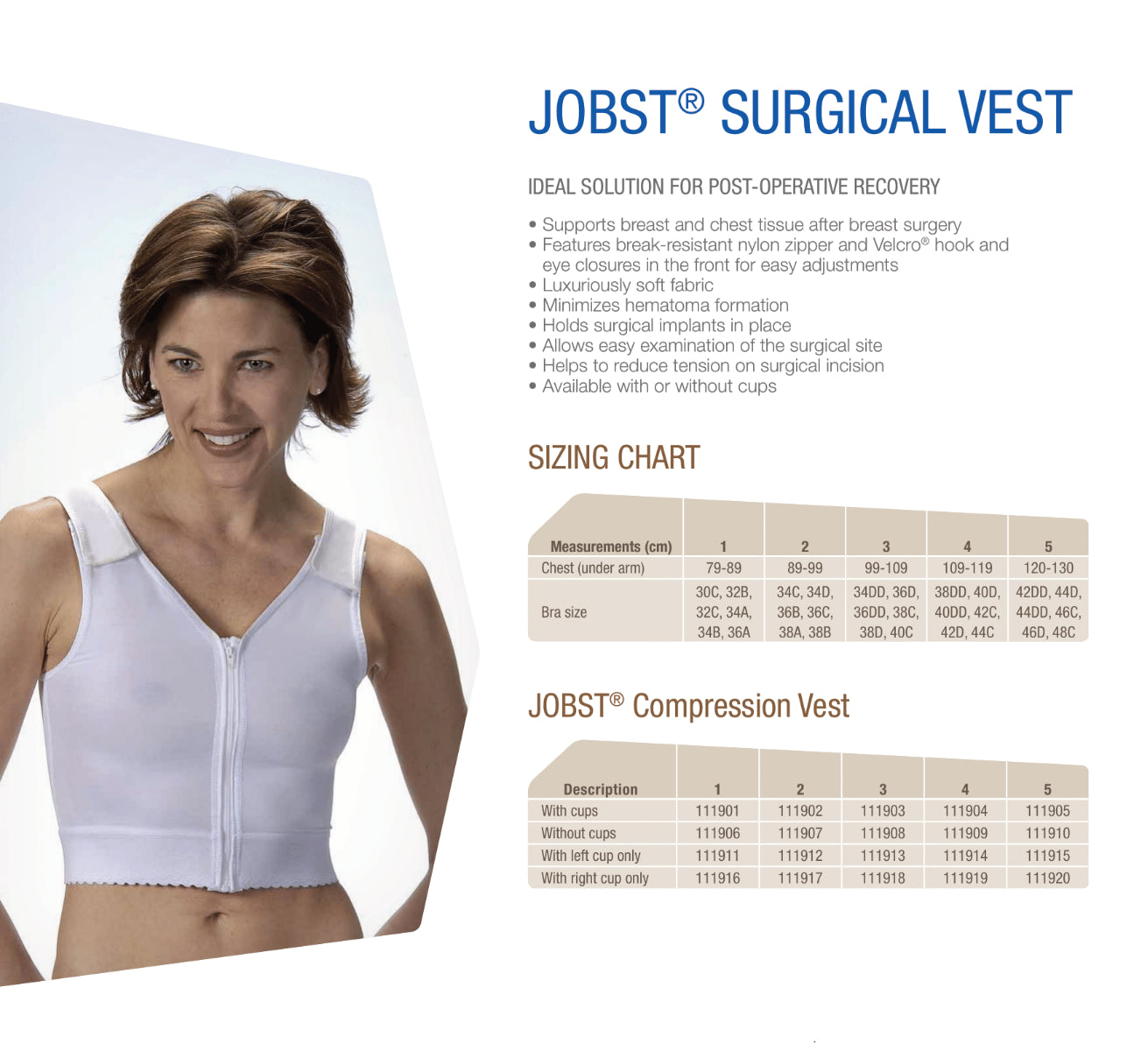Surgical Vest JOBST® Size 4 White