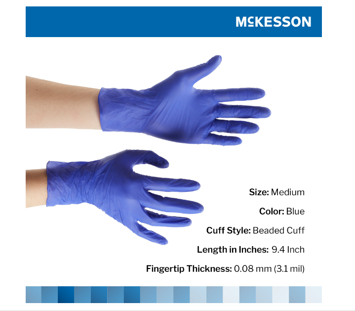 GLOVE, EXAM NTRL MED N/S 3.0 (250/BX)
