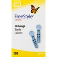 Freestyle Lancets, 28 Gauge, 100 Count