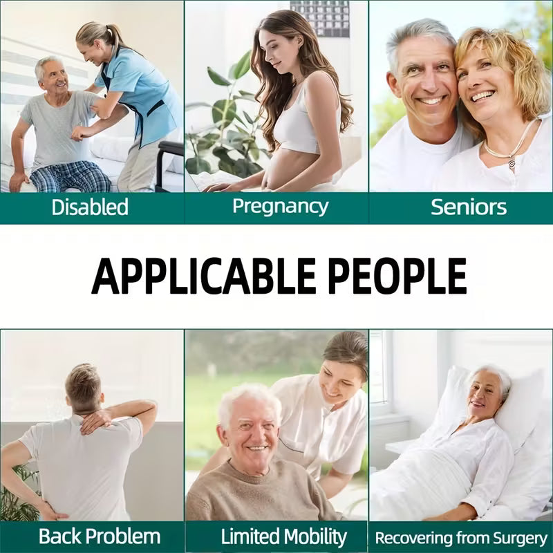 Toilet Aids for Wiping 15.7" Long Reach Comfort Butt Wiper Tools Bathroom Bottom Buddy Wiping Self Assist for Disabled, Elderly, Pregnant, Overweight People And Back Surgery Recovery