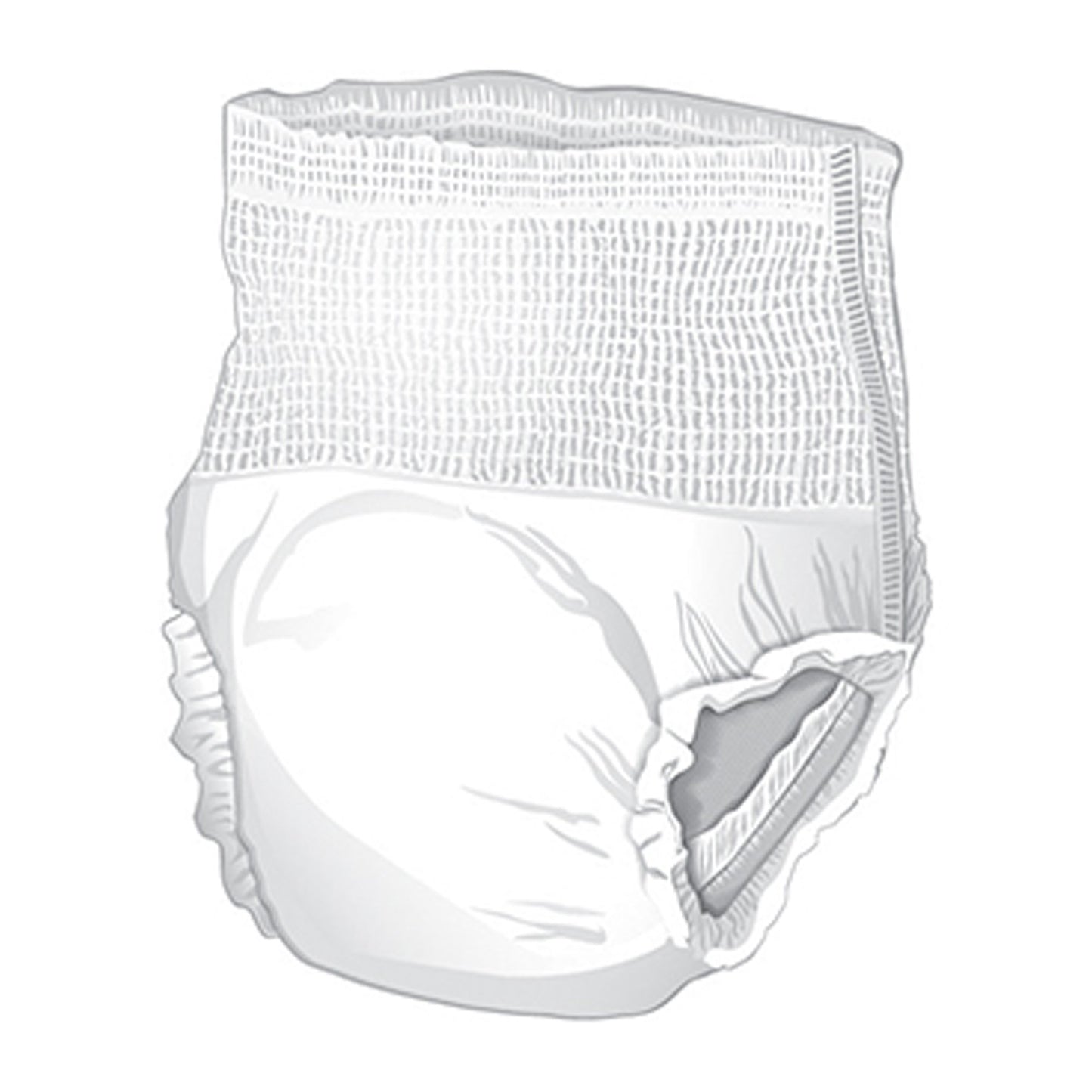 Absorbent Underwear McKesson Ultra Pull On with Tear Away Seams Adult Large Unisex Disposable Heavy Absorbency