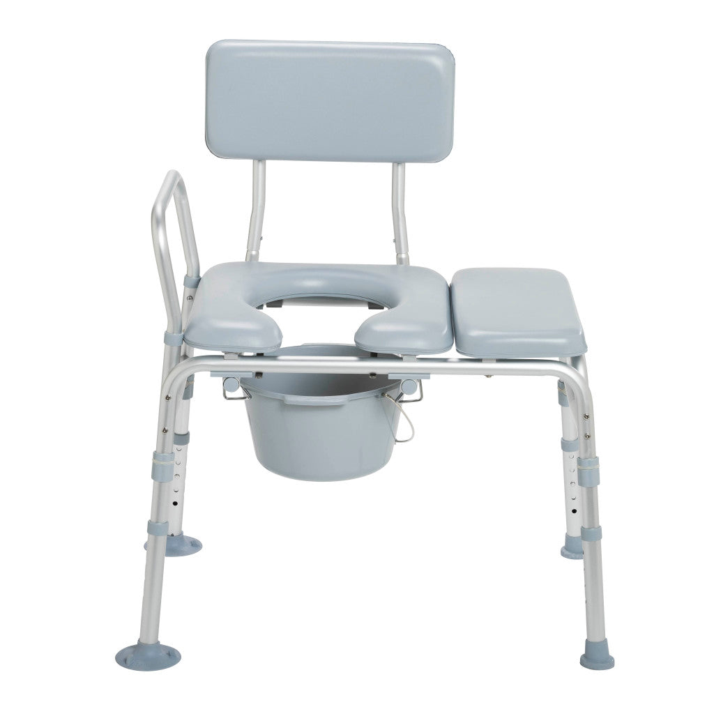 Combination Padded Transfer Bench/Commode