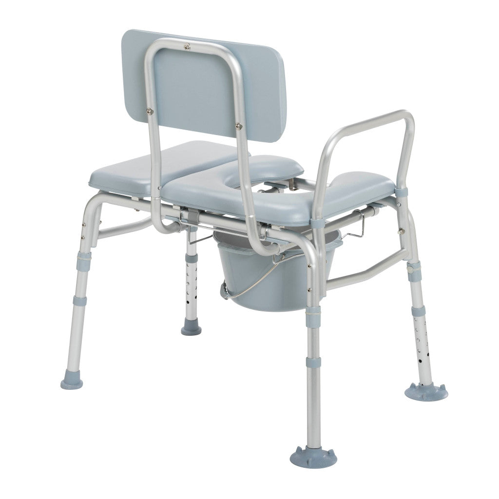 Combination Padded Transfer Bench/Commode