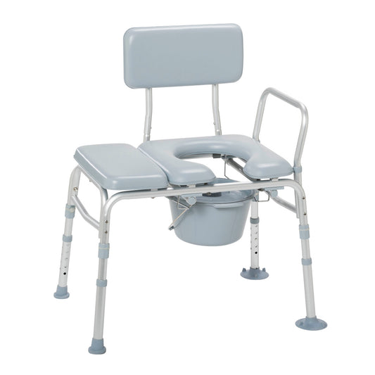 Combination Padded Transfer Bench/Commode