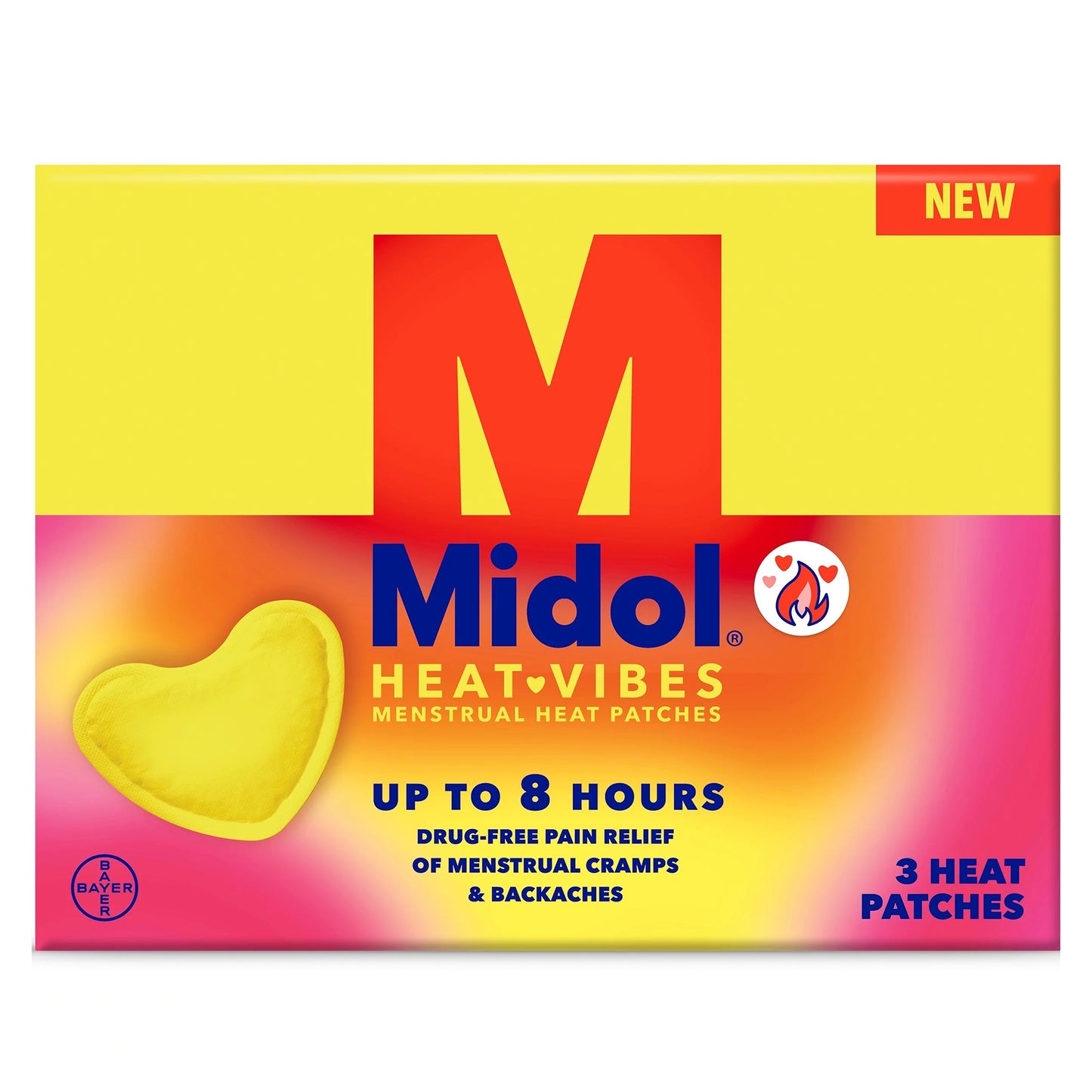 Cramp Relief Midol® Patch 3 per Box