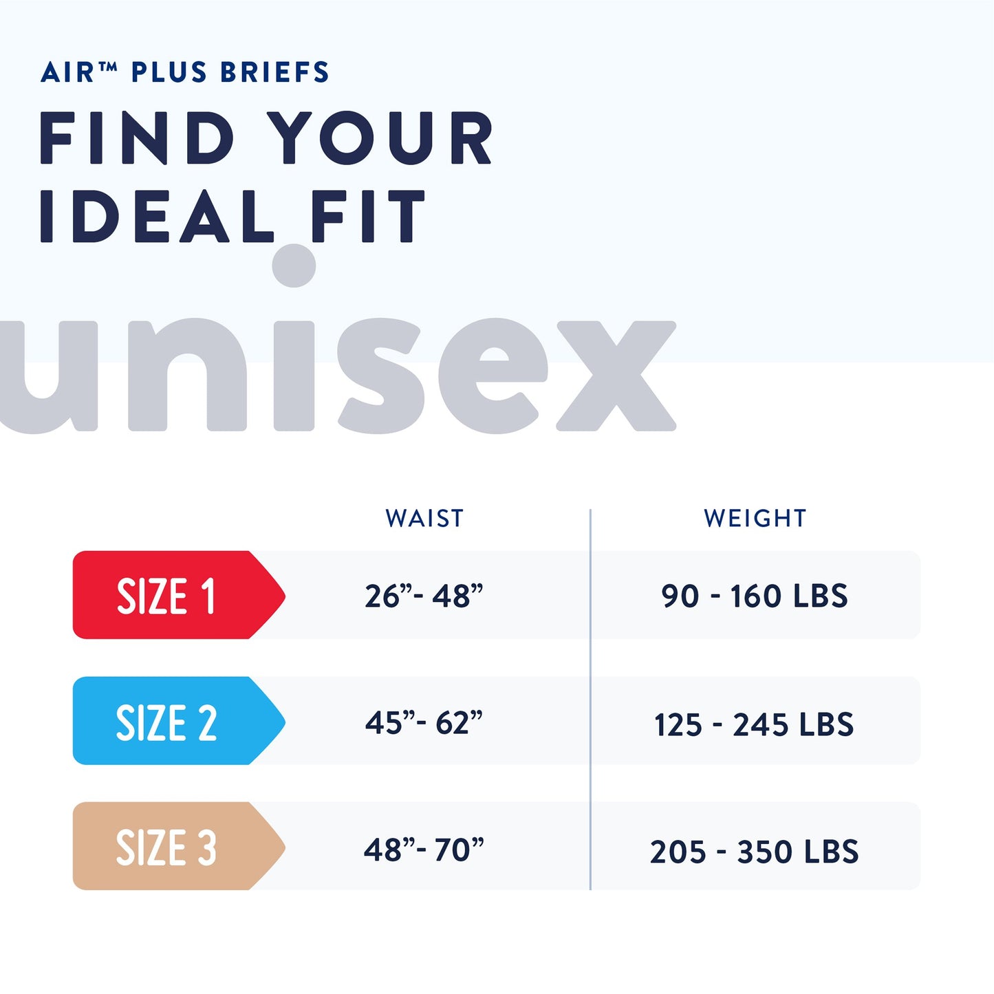 Incontinence Brief Prevail® Air™ Adult Size 1 / Medium Unisex Disposable Heavy Absorbency