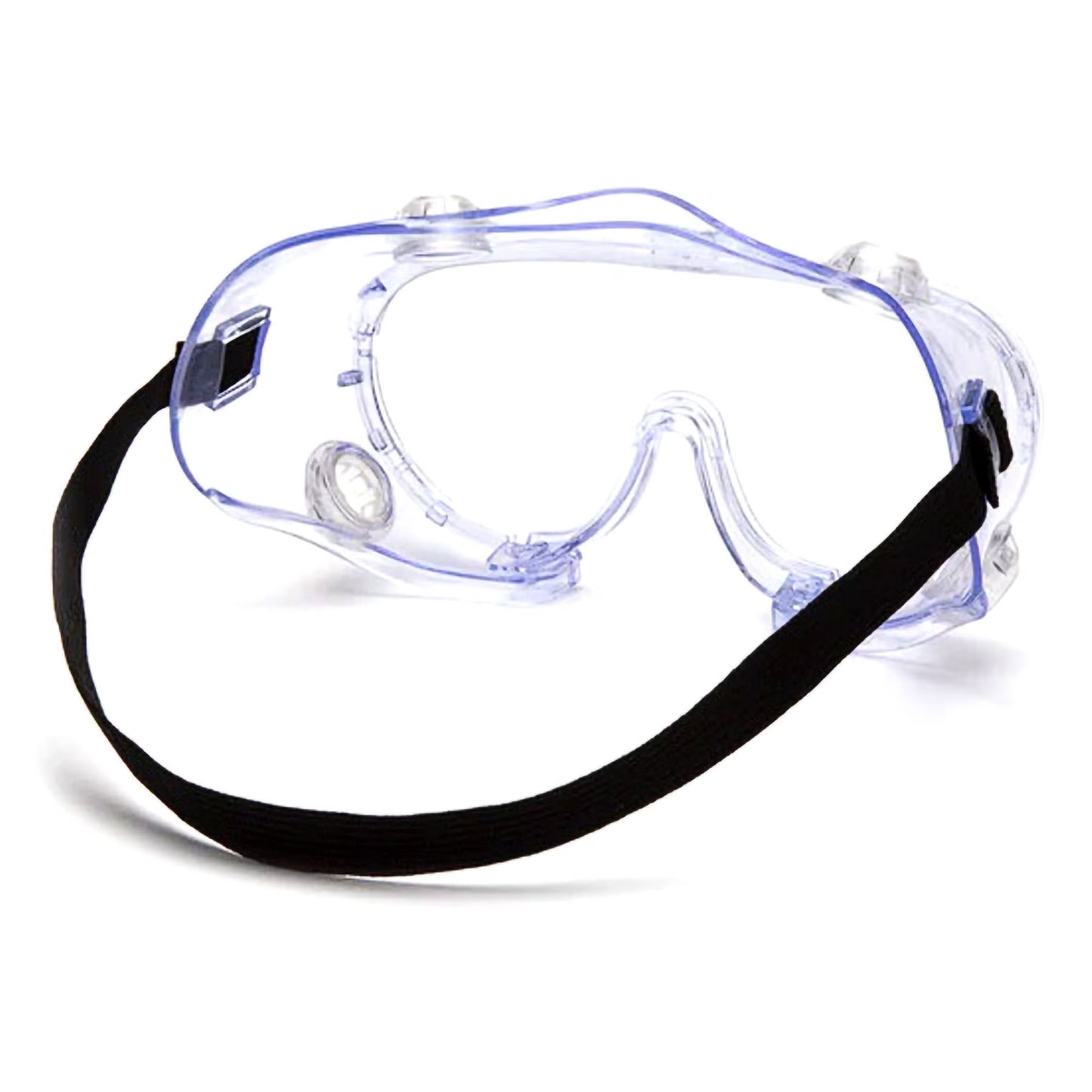 Protective Goggles Pyramex® Fit Over Uncoated Clear Tint Polycarbonate Lens Clear Frame Elastic Strap One Size Fits Most