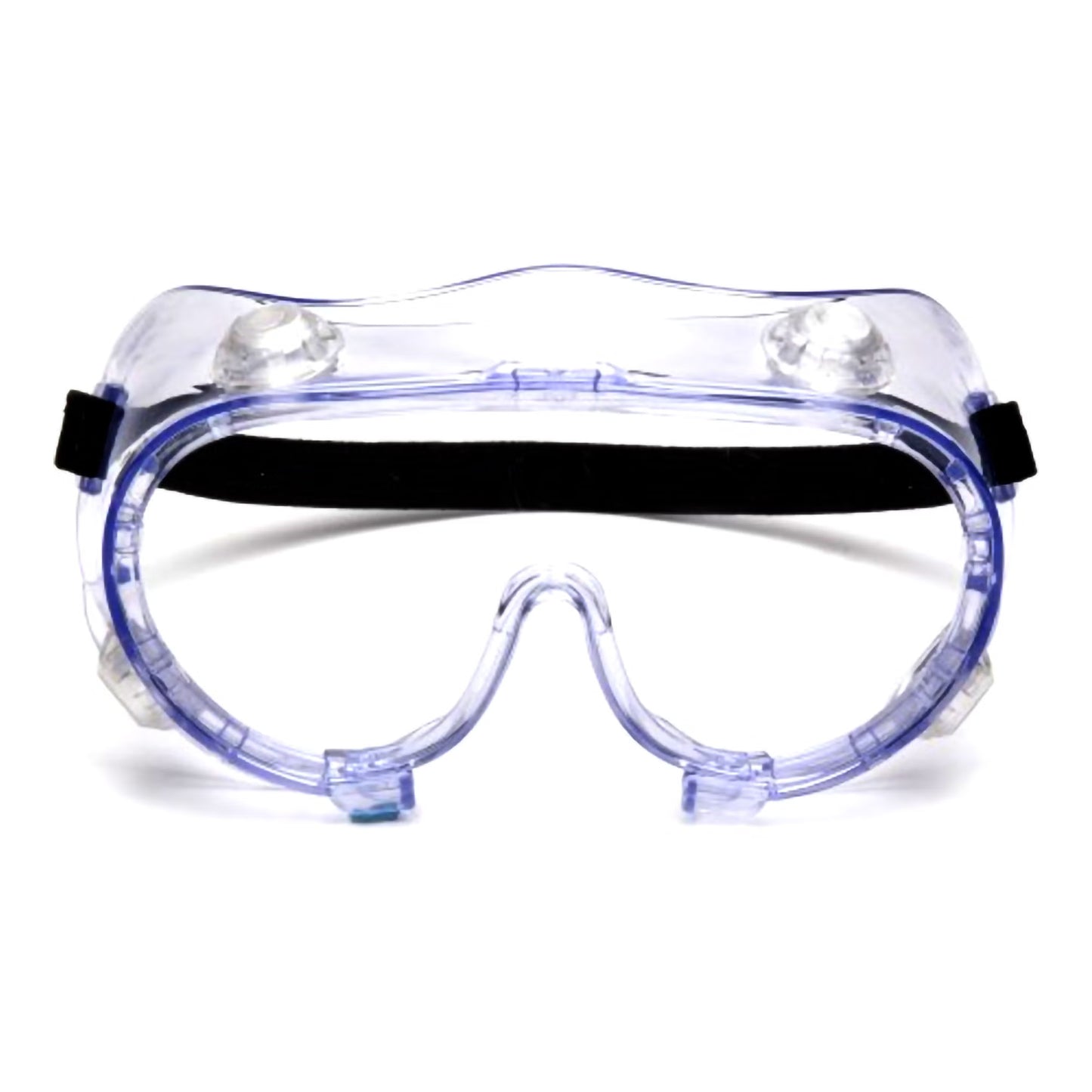 Protective Goggles Pyramex® Fit Over Uncoated Clear Tint Polycarbonate Lens Clear Frame Elastic Strap One Size Fits Most