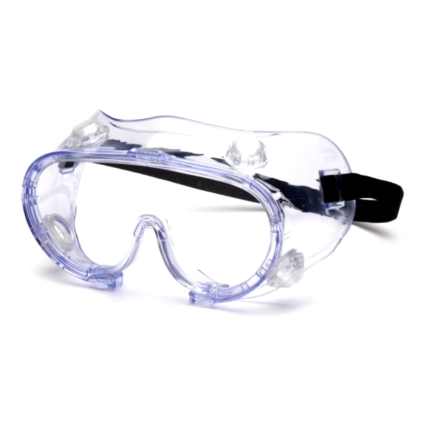 Protective Goggles Pyramex® Fit Over Uncoated Clear Tint Polycarbonate Lens Clear Frame Elastic Strap One Size Fits Most
