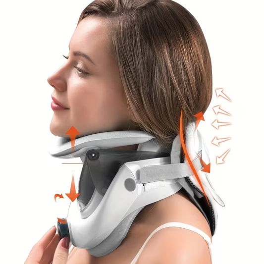 Neck Support Stretcher Designed for Comfort, Featuring Adjustable Height for Home Use to Alleviate Neck Pressure