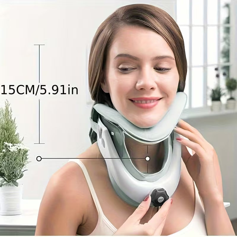 Neck Support Stretcher Designed for Comfort, Featuring Adjustable Height for Home Use to Alleviate Neck Pressure