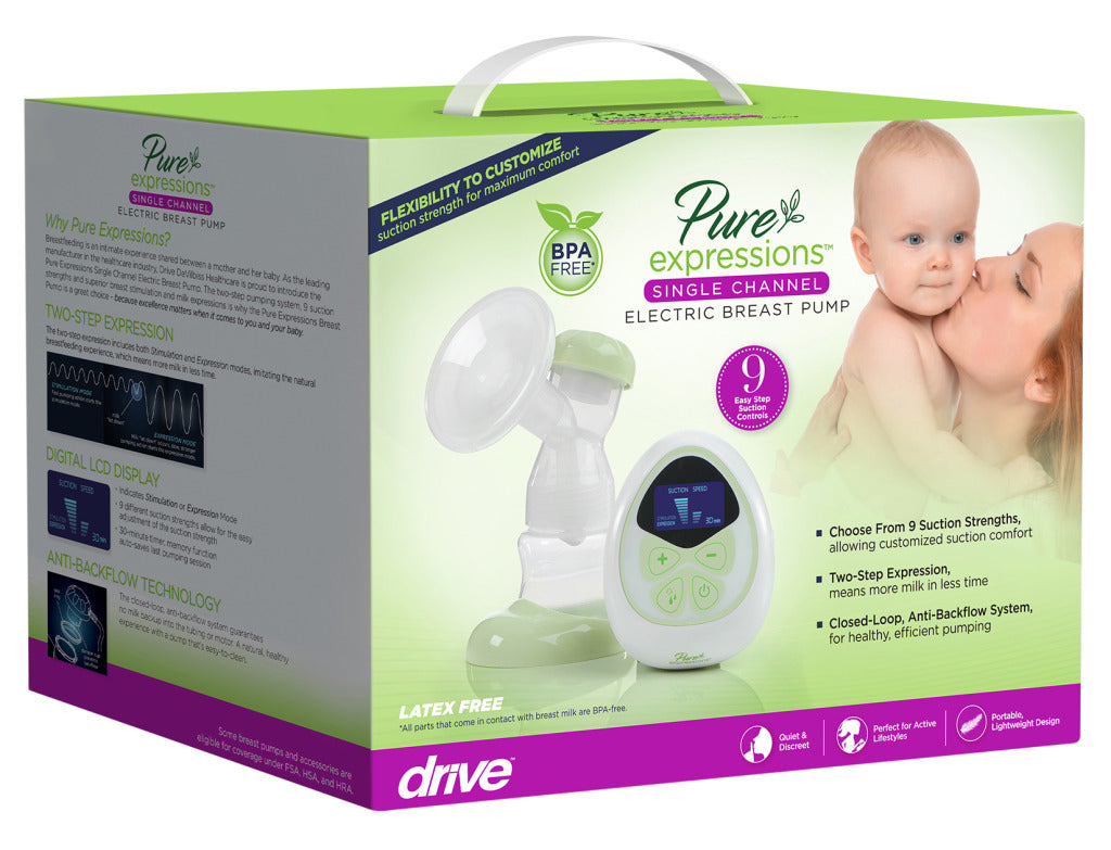 Pure Expressions Single Channel Electric Breast Pump