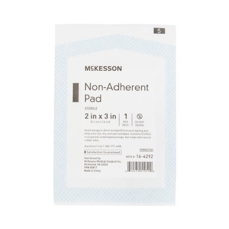 Non-Adherent Dressing McKesson 2 X 3 Inch Sterile 100 per Pack