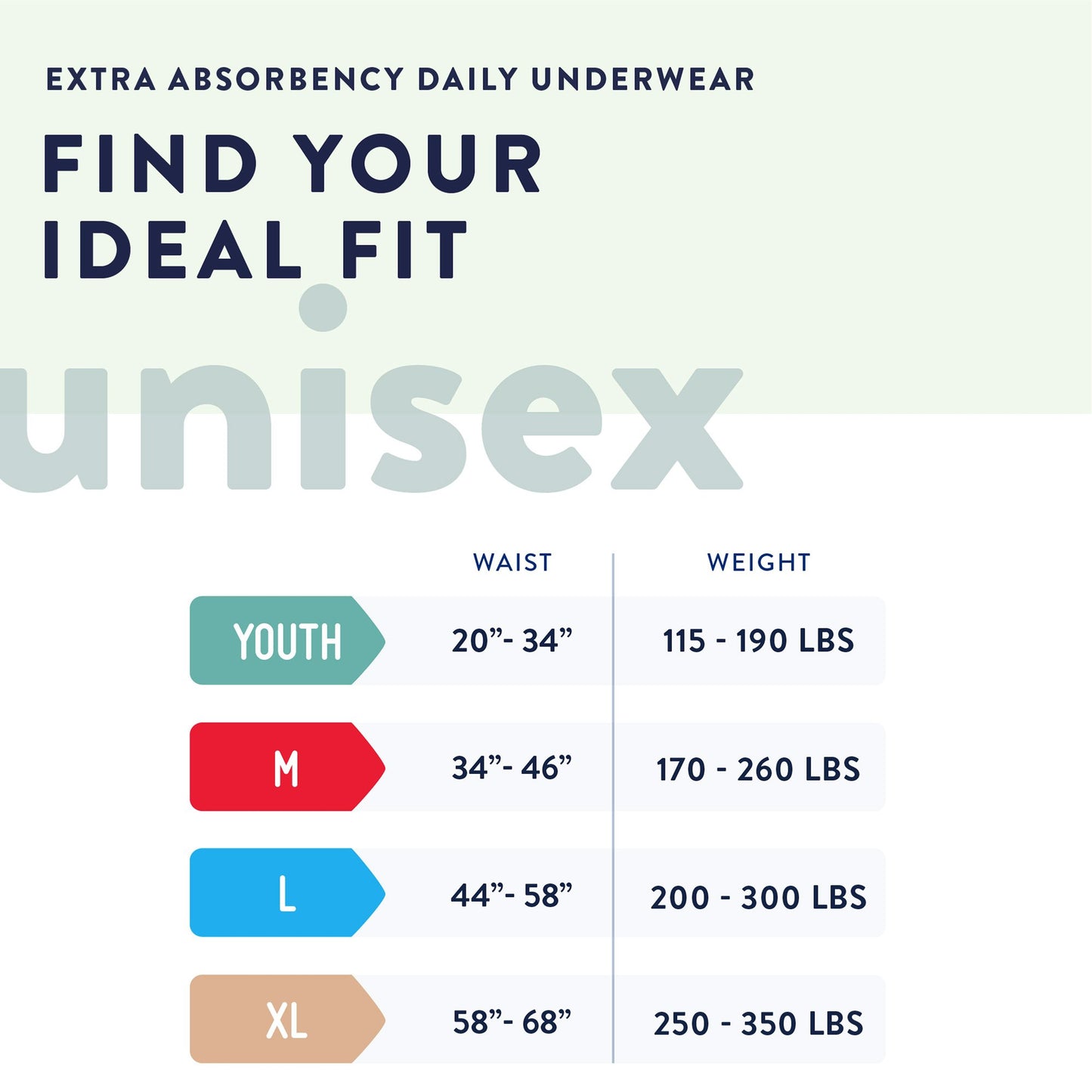 Absorbent Underwear Prevail® Daily Underwear Extra Pull On with Tear Away Seams Adult Large Unisex Disposable Moderate Absorbency