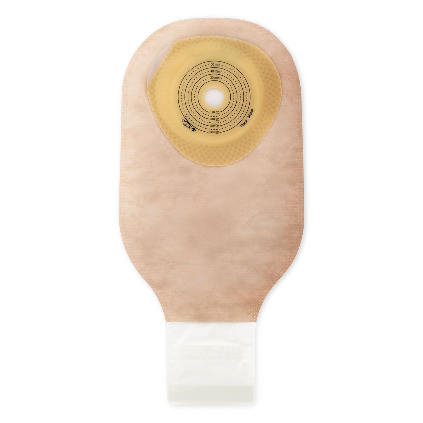 Colostomy Pouch Premier™ One-Piece System 12 Inch Length Flat, Trim To Fit 5/8 to 2-1/8 Inch Stoma Drainable