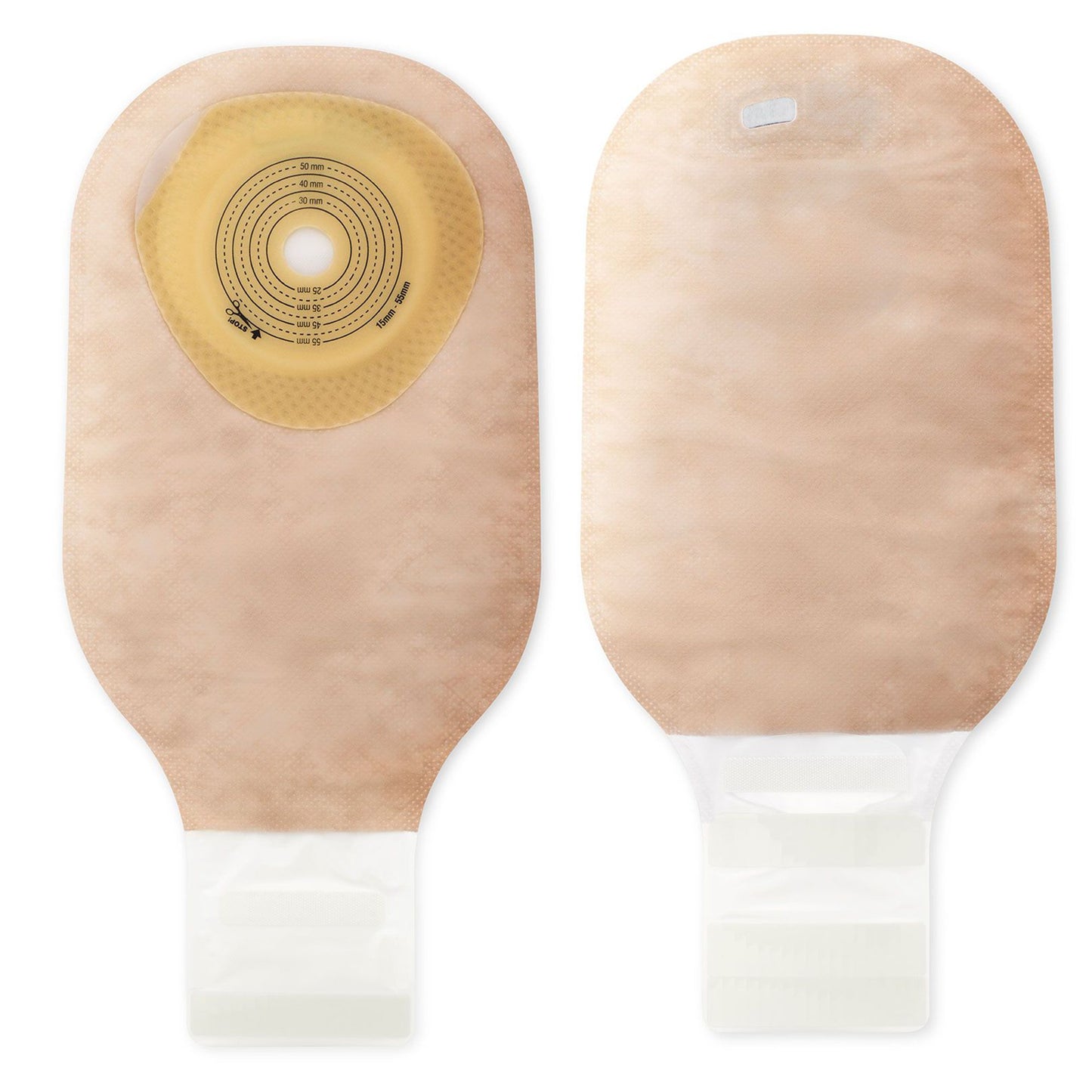 Colostomy Pouch Premier™ One-Piece System 12 Inch Length Flat, Trim To Fit 5/8 to 2-1/8 Inch Stoma Drainable