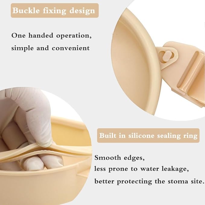 Ostomy Shower Cover Ostomy Supplies for Shower Protection of Colostomy (Skin)