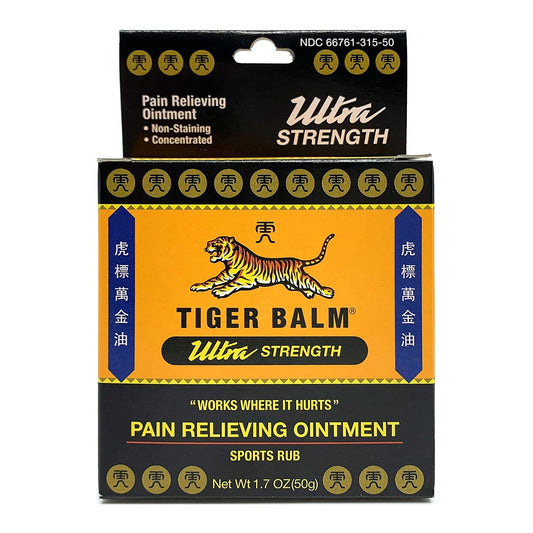 Topical Pain Relief Tiger Balm® Ultra 11% - 11% Strength Camphor / Menthol Ointment 50 Gram