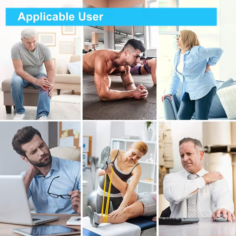 VICSAINTECK TENS + EMS Unit Muscle Massager — 16 Modes, 20 Intensity Levels