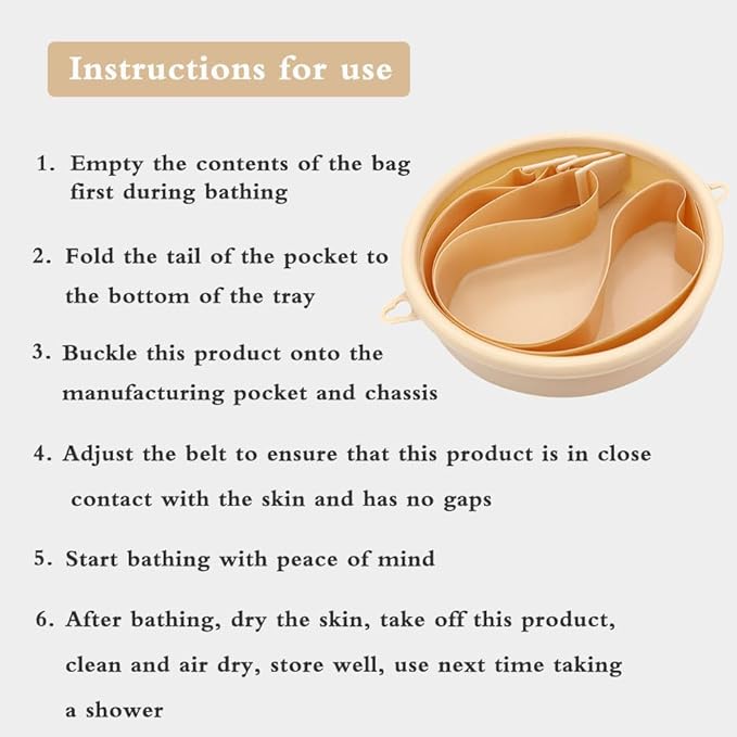 Ostomy Shower Cover Ostomy Supplies for Shower Protection of Colostomy (Skin)