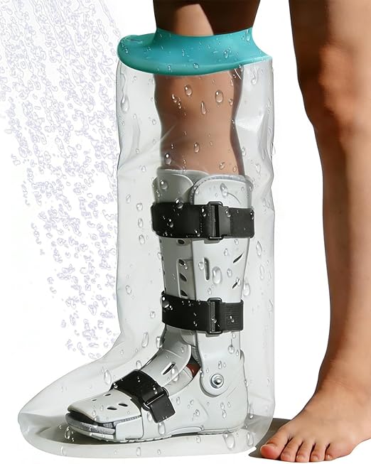 Extra Large Cast Covers for Shower Leg, Waterproof Leg Cast Cover for Showering, Reusable Cast Protector for Shower Leg Adult, Soft Comfortable Cast Shower Cover Leg, Used for Bandages