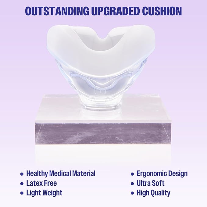 2 Packs Replacement Nasal Cushion for AirFit N20 Mask,Reliable Seal & Perfect Fit for Nasal Mask Cushion-Accessories Replacement Supplies (Large)