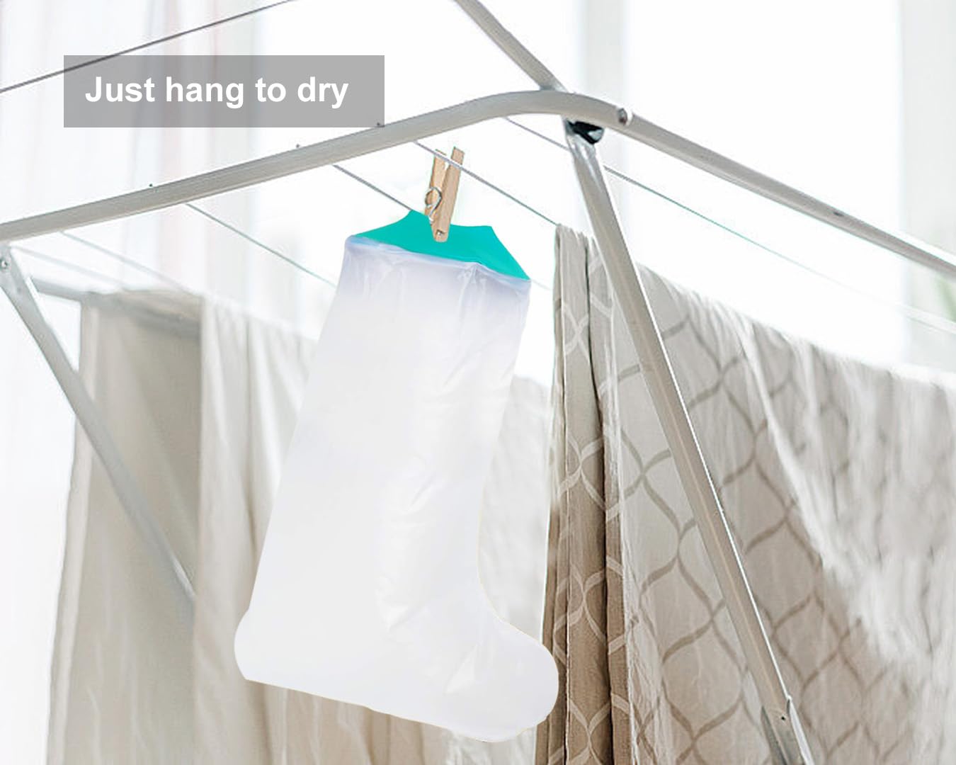 Extra Large Cast Covers for Shower Leg, Waterproof Leg Cast Cover for Showering, Reusable Cast Protector for Shower Leg Adult, Soft Comfortable Cast Shower Cover Leg, Used for Bandages