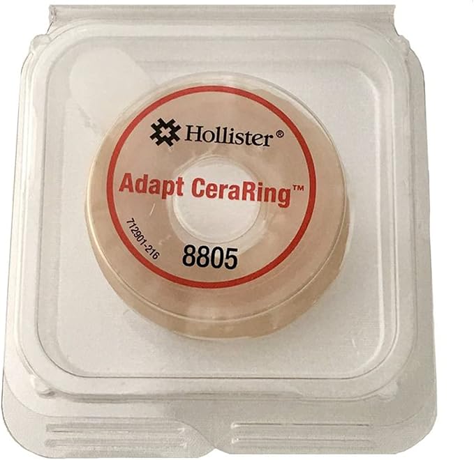 Hollister 8805 Adapt 4” Wide Flat CeraRing Barrier Rings, 2” Thickness, 10 Pack