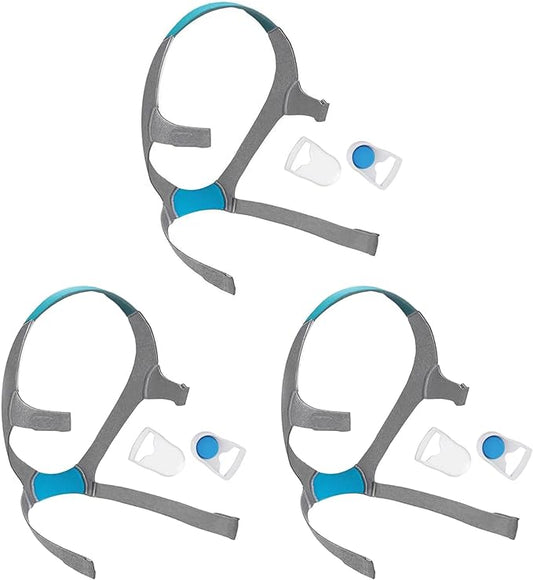 Airfit f20 Headgear, Replacement CPAP Mask Headgear Strap with clips Large