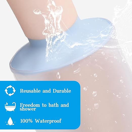 Waterproof PICC Line Shower Cover PICC Line Covers for Upper Arm Elbow Reusable IV PICC Line Sleeve Protector for Broken Wound