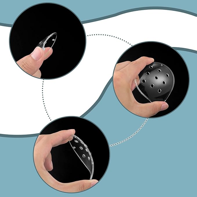 6 Pcs Eye Shield After Cataract Surgery Clear Plastic Eye Patch with Extended Elastic Strap