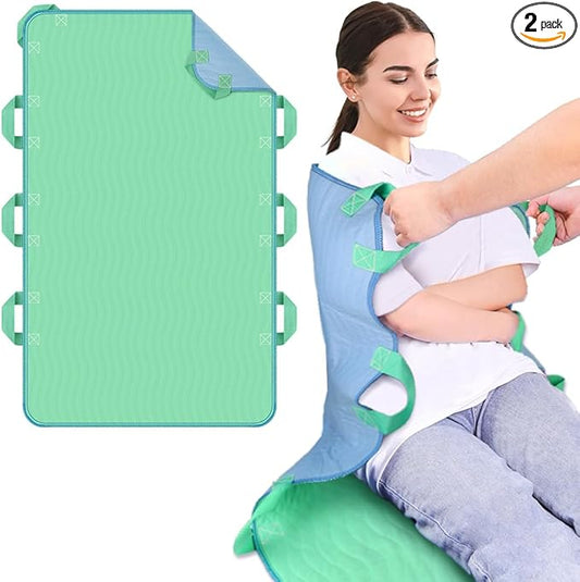 34"x52" Positioning Bed Pad with Reinforced Handles, Waterproof & Reusable Incontinence pads