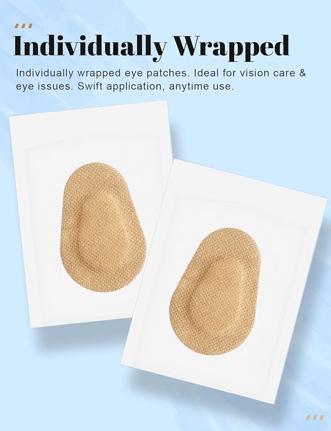 Adhesive Eye Patches for Adults, Medical Eye Patch Disposable Breathable
