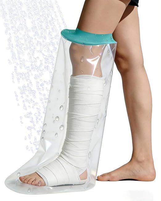 Extra Large Cast Covers for Shower Leg, Waterproof Leg Cast Cover for Showering, Reusable Cast Protector for Shower Leg Adult, Soft Comfortable Cast Shower Cover Leg, Used for Bandages