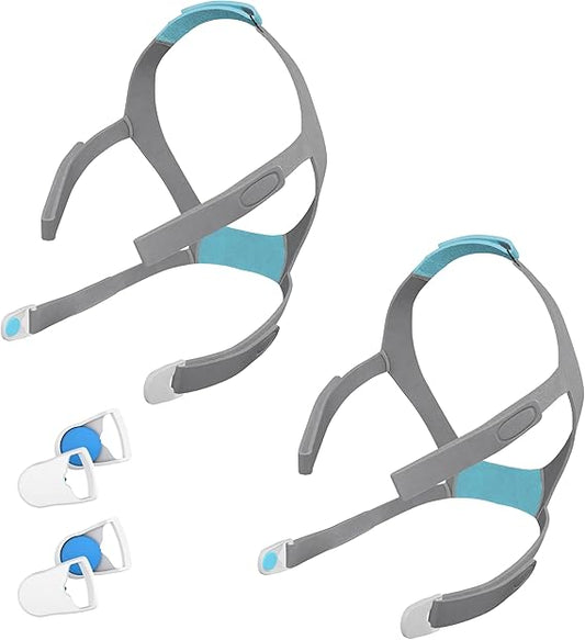 F30 Large Size Replacement Headgear Straps with Magnetic clips Included