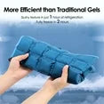 13x22 Inch Large Reusable Knee Ice Pack for Muscle Fatigue Knee, Leg, Neck, Shoulder, Hip and Back Cold Packs, Heat & Cold Compress Wrap, Ice Pack for Back and Leg