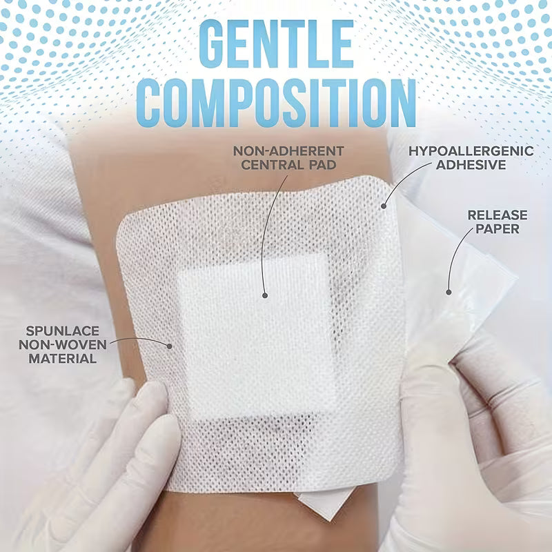75pcs Of Self-adhesive Transparent Edge Bandage Patches, Breathable Leak-proof Dressing Tapes for Wound Care, Adhesive Dressings, Transparent Adhesive Tapes And Breathable Fabrics