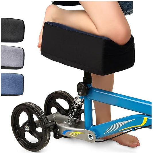 Knee Scooter Cushion Cover - Soft and Comfortable Knee Scooter Pad with Removable 2'' Thick Memory Foam Cushion